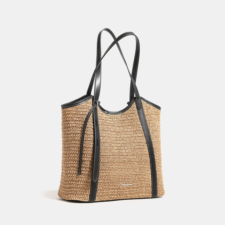 Chic Woven Straw Tote Bag
