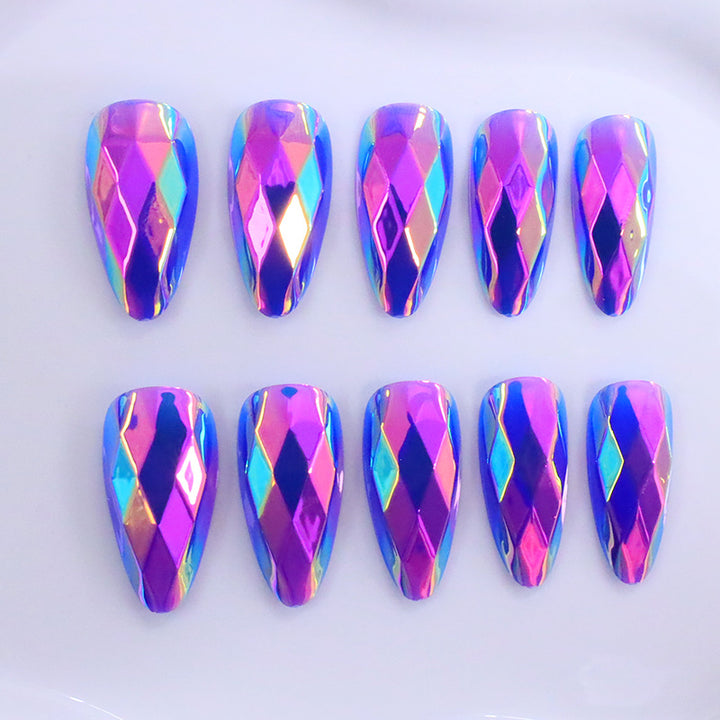 Decorative Acrylic Stiletto Nail Tips Kalsten