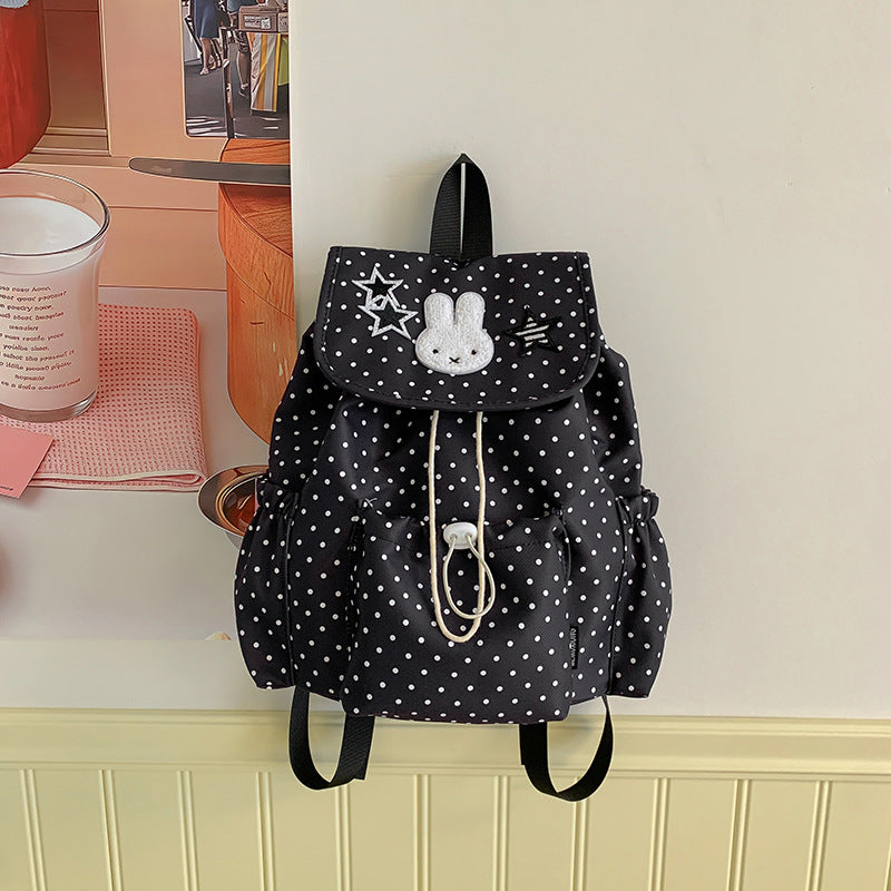 Cute Animal-Themed Polka Dot Backpack Kalsten
