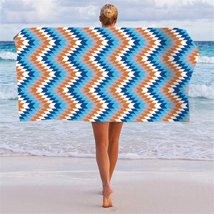 Beach towel with unique graphic pattern Kalsten