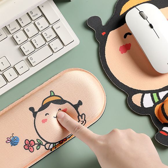 Cute Cartoon-Themed Gaming Mouse Pad