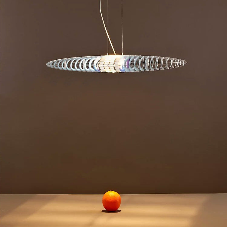 Sleek Abstract LED Chandelier
