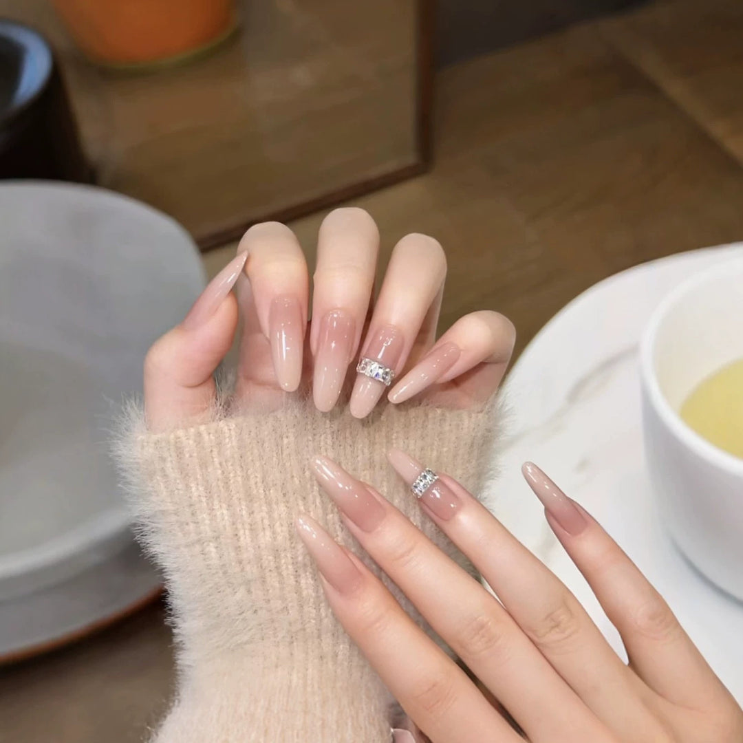 Elegant Long Stiletto Nail Enhancements