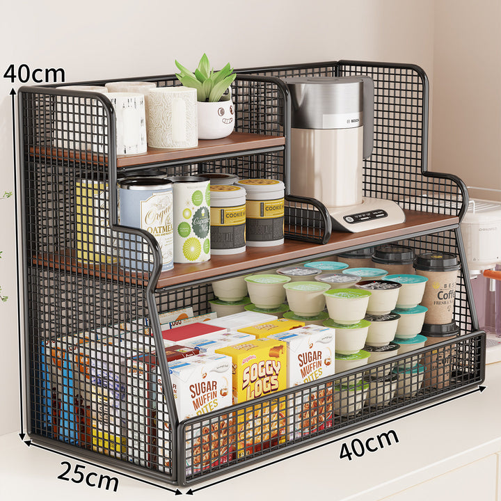 Multi-Tier Kitchen Shelf Organizer Kalsten