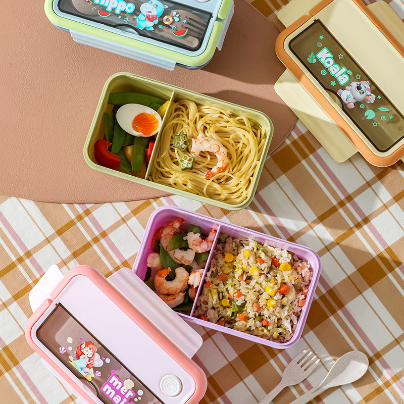 Whimsical Animal-Themed Bento Lunch Box
