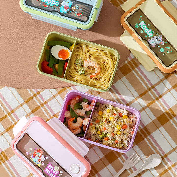Whimsical Animal-Themed Bento Lunch Box