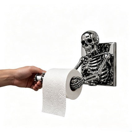 Skeleton-Themed Toilet Paper Holder Kalsten