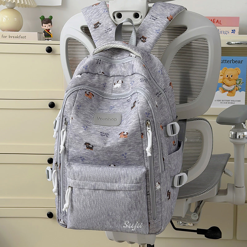 Playful Dog-Themed School Backpack Kalsten