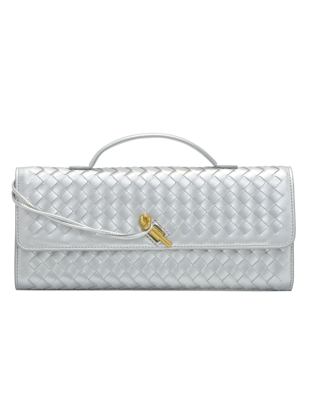 Textured Woven Clutch Purse Kalsten