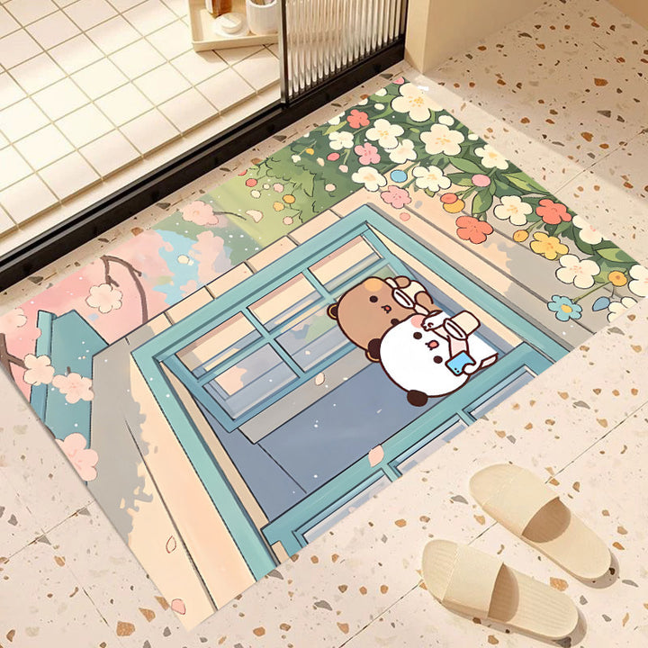 Cute Cartoon-Themed Area Mat
