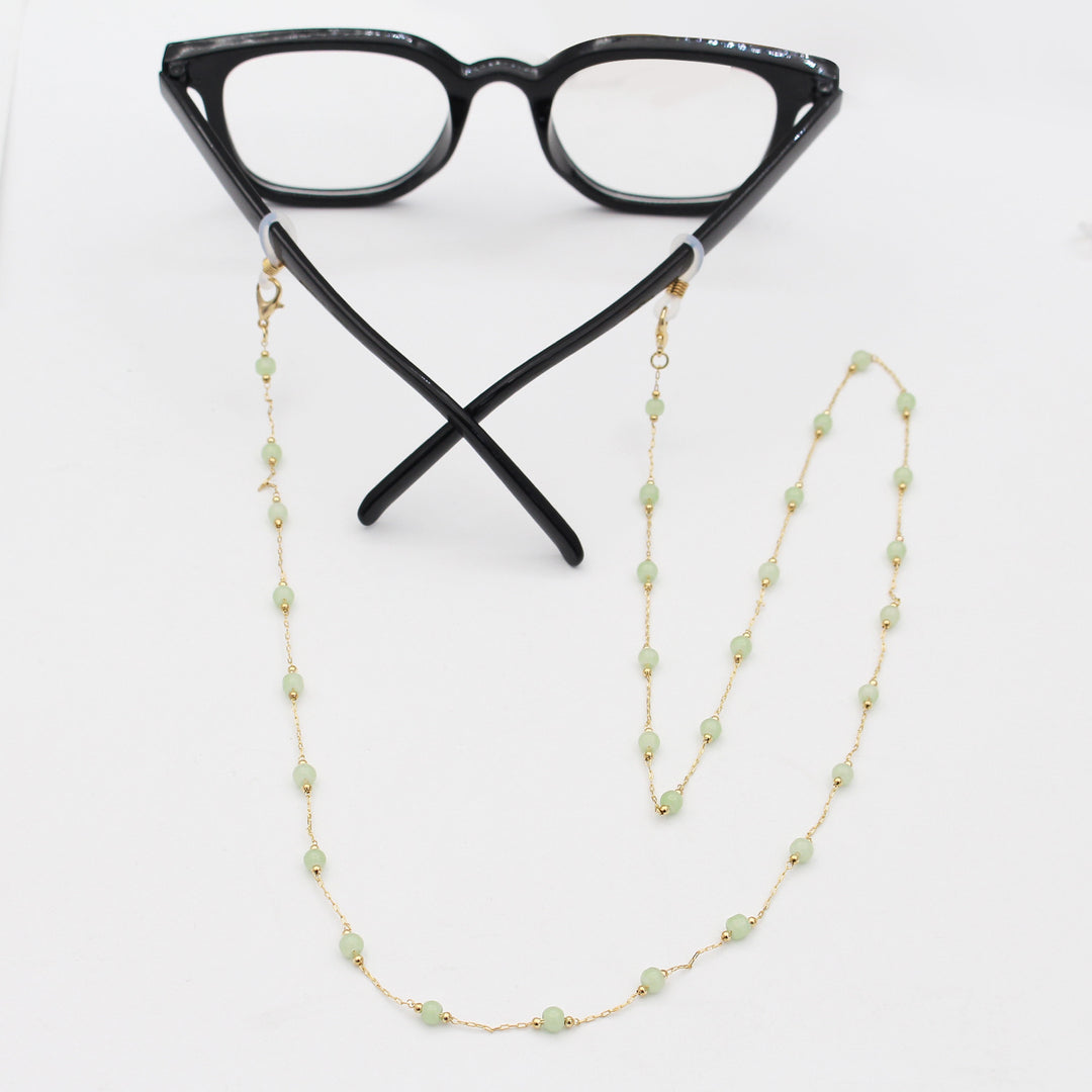 Elegant Beaded Eyewear Retainer Chain Kalsten