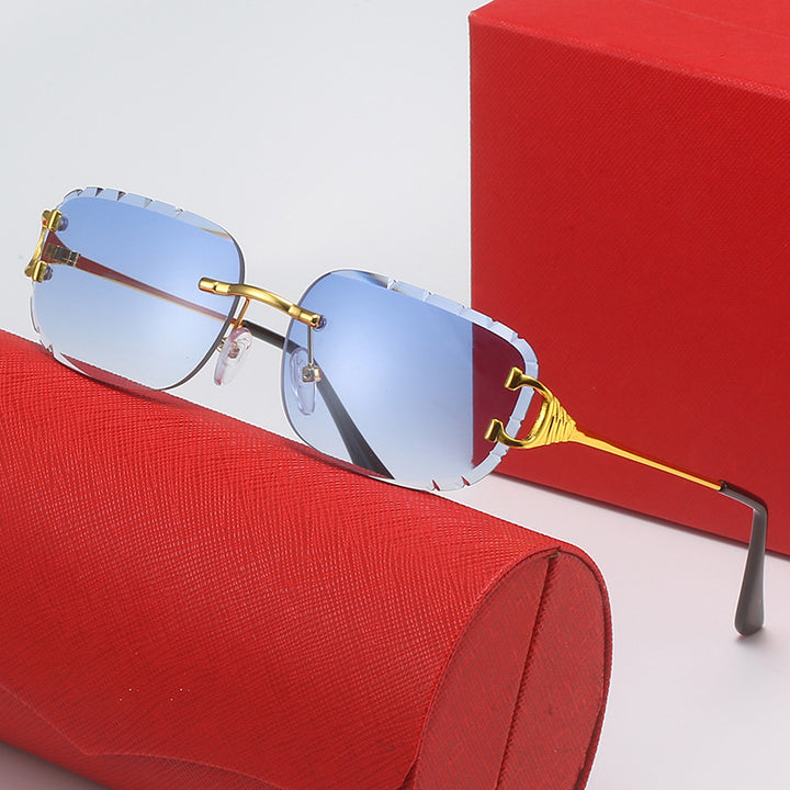 Ladies Designer Sunglasses with uniquely shaped frame and UV protection Kalsten