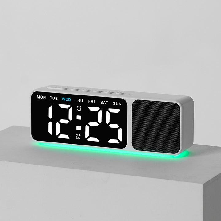 Digital LED alarm clock with multicolor lighting Kalsten