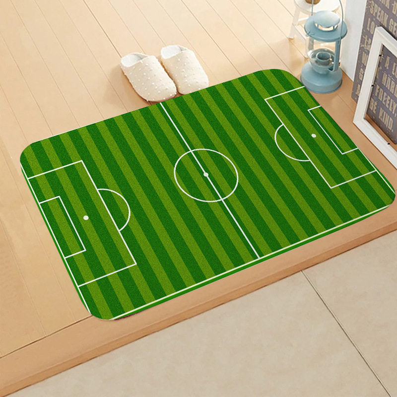 Football-Themed Indoor Mat