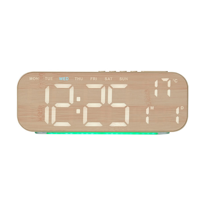 Digital Multi-Function Alarm Clock in Modern Textile Design Kalsten