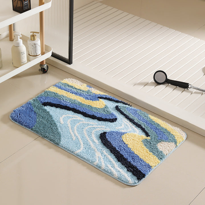 Abstract Design Bath Mat Kalsten