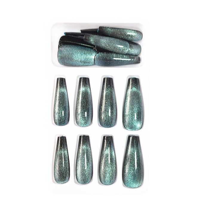 Stylish Glitter Gradient Press-On Nail Tips