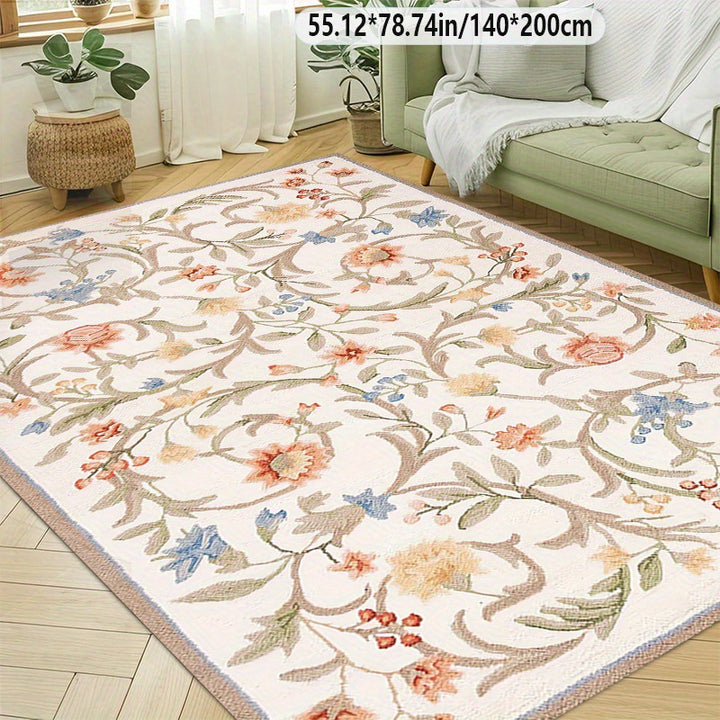 Floral Pattern Decorative Area Rug