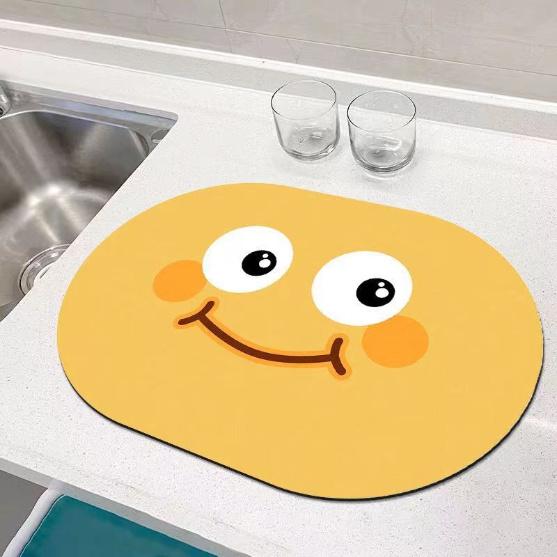 Cartoon Cat Kitchen Mat