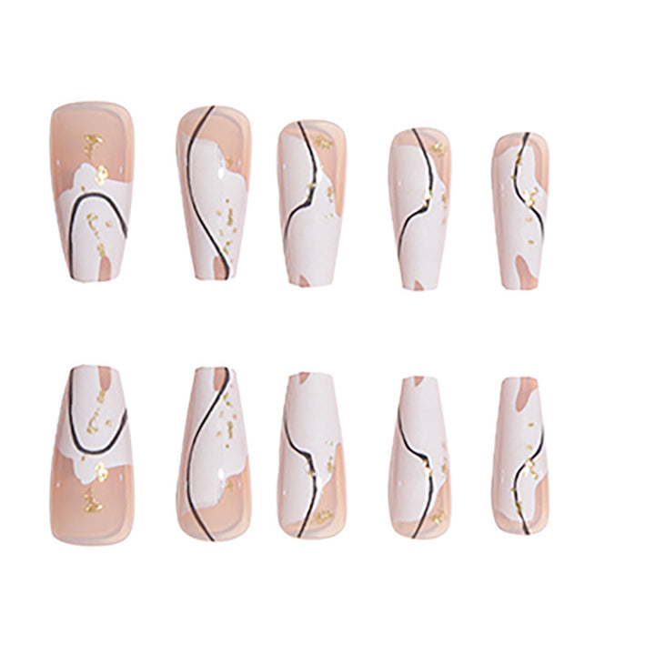 Artistic Press-On Nail Art Kalsten