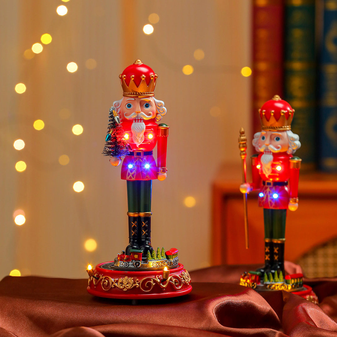 LED Illuminated Nutcracker Figurine Kalsten