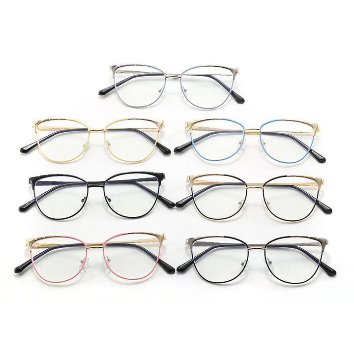 Ladies Cat-Eye Glasses with Fine Metal Accents Kalsten