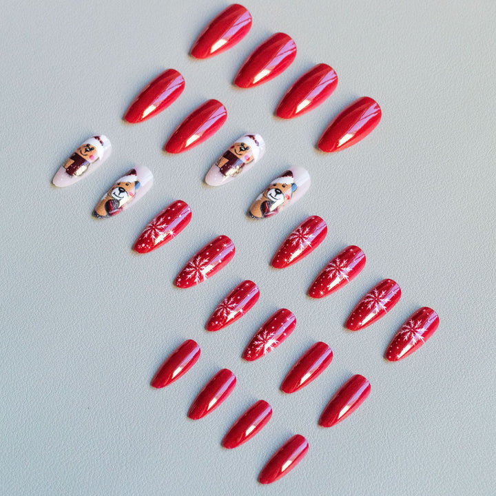 Festive Christmas Themed Nail Art Set