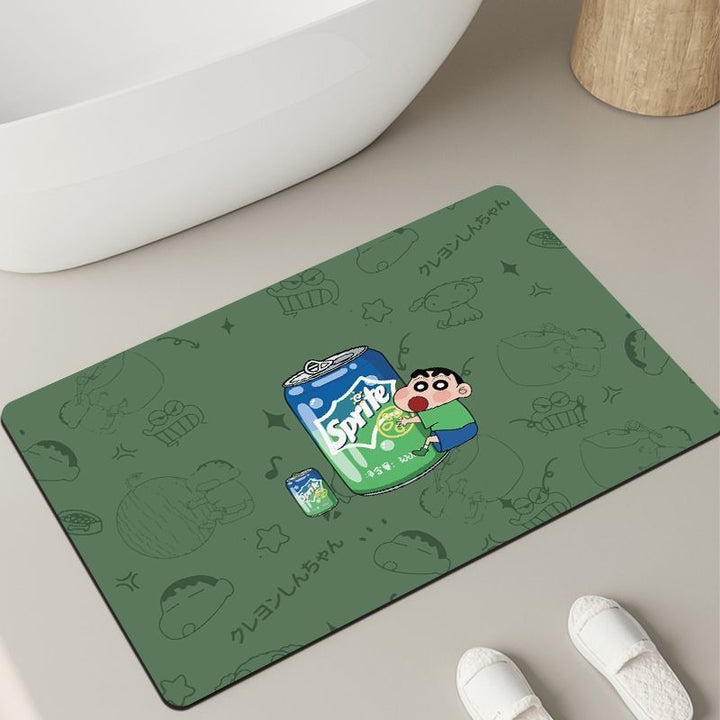Playful Cartoon Bath Mat Kalsten