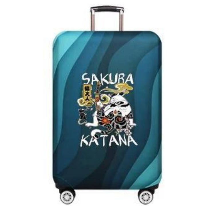Unisex Hard Shell Luggage with Creative Bear Design Graphic Kalsten
