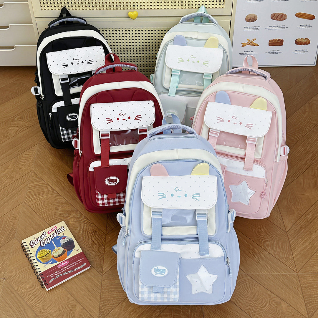 Cute Cat-Ear Themed Backpack Kalsten