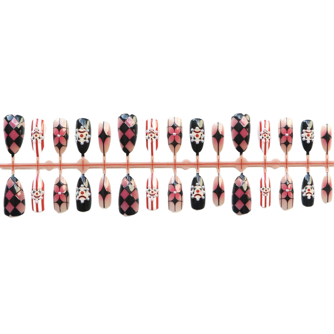 Whimsical Artistic Press-On Nail Set Kalsten