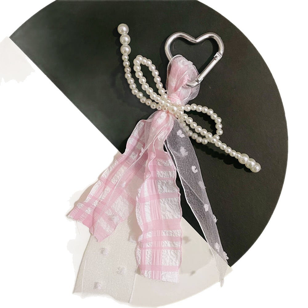 Decorative Heart-Shaped Keychain kalsten