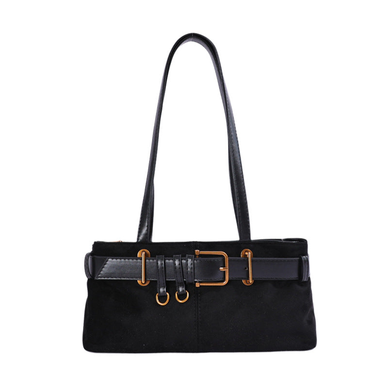 Elegant Suede Handbag