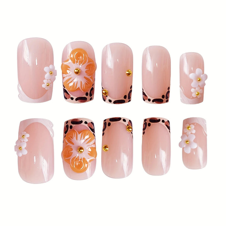 Artistic Floral Nail Design Kalsten