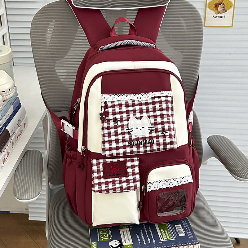 Cute Cartoon Cat-Themed Backpack Kalsten