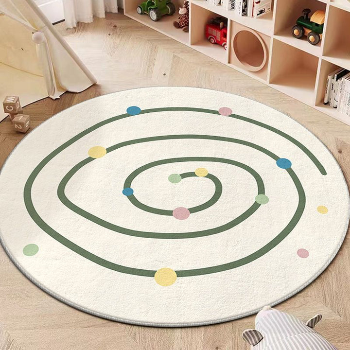 Round Plush Play Mat Kalsten
