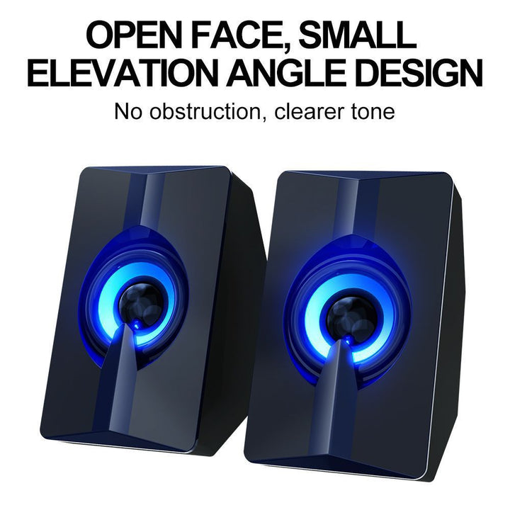 Bluetooth Desktop Speakers with LED Light Effects Kalsten