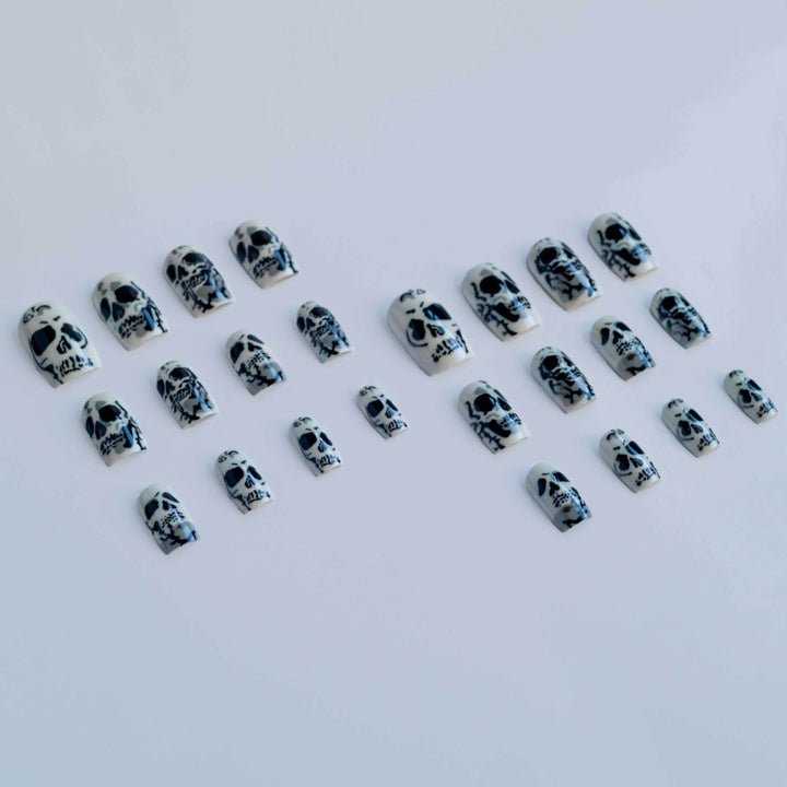 Gothic Skull Nail Art Set