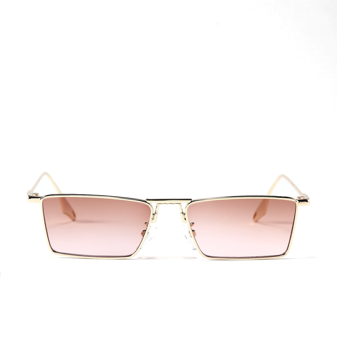 Ladies elegant geometric sunglasses with stylish metal frame Kalsten