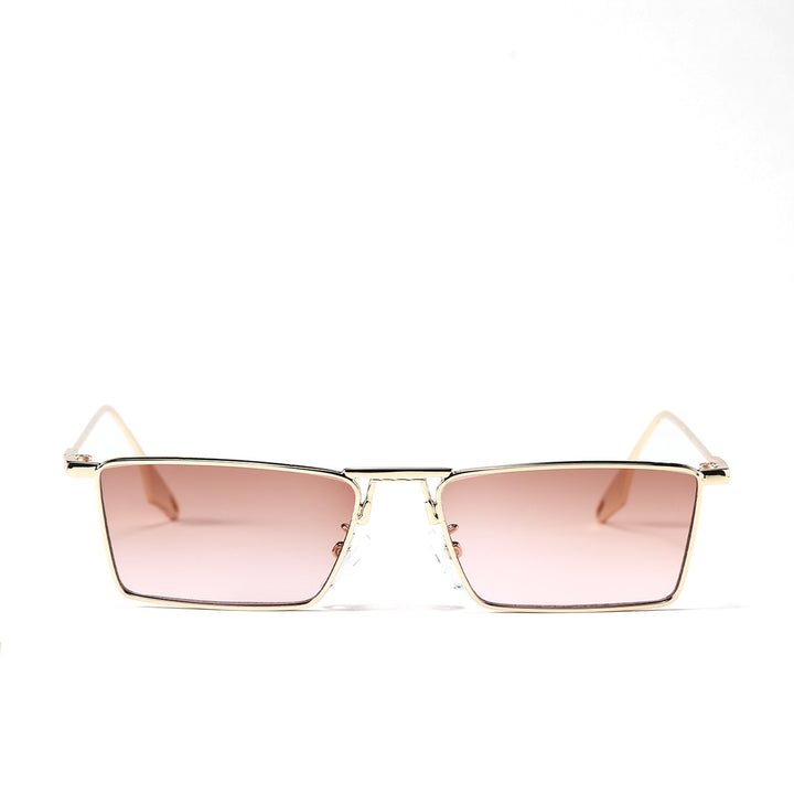 Ladies elegant geometric sunglasses with stylish metal frame Kalsten