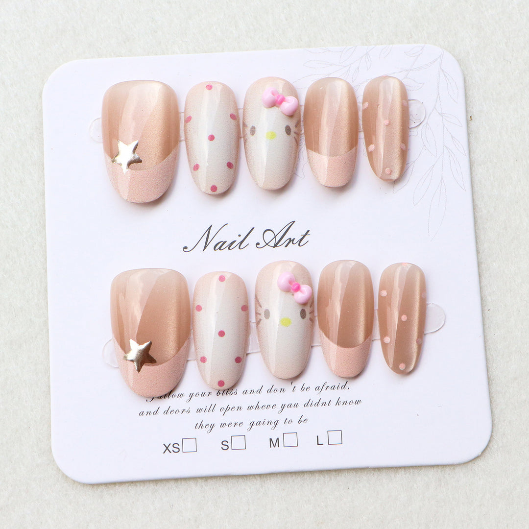 Character-Embellished Press-On Nail Set