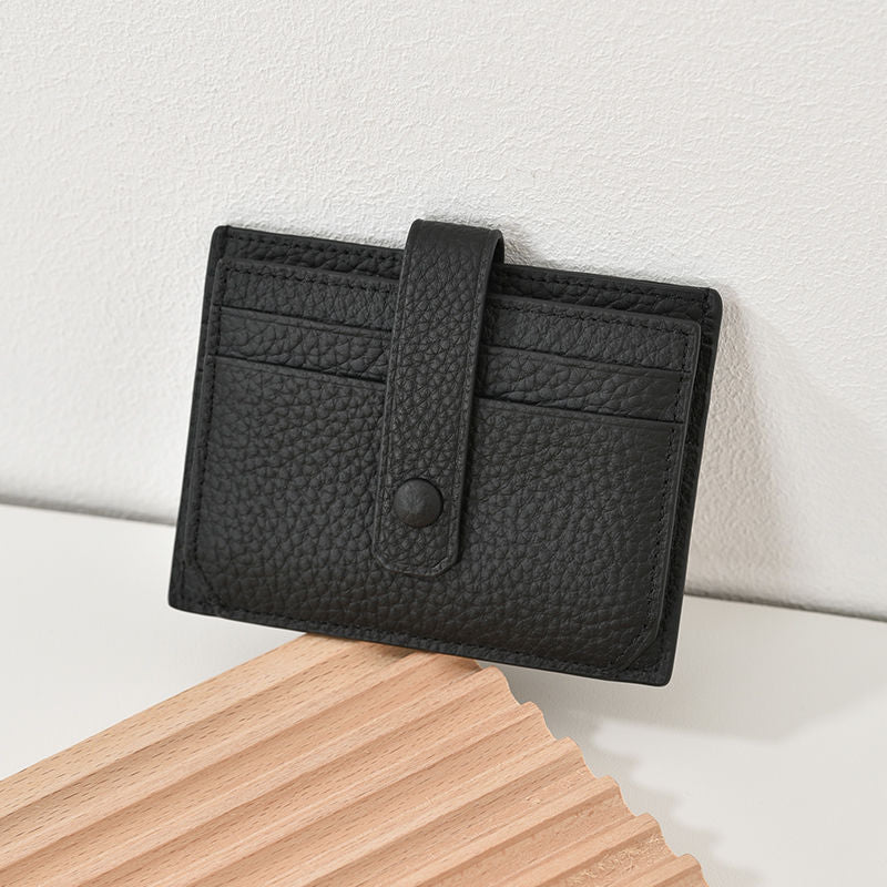 Premium Leather Snap Closure Cardholder Kalsten