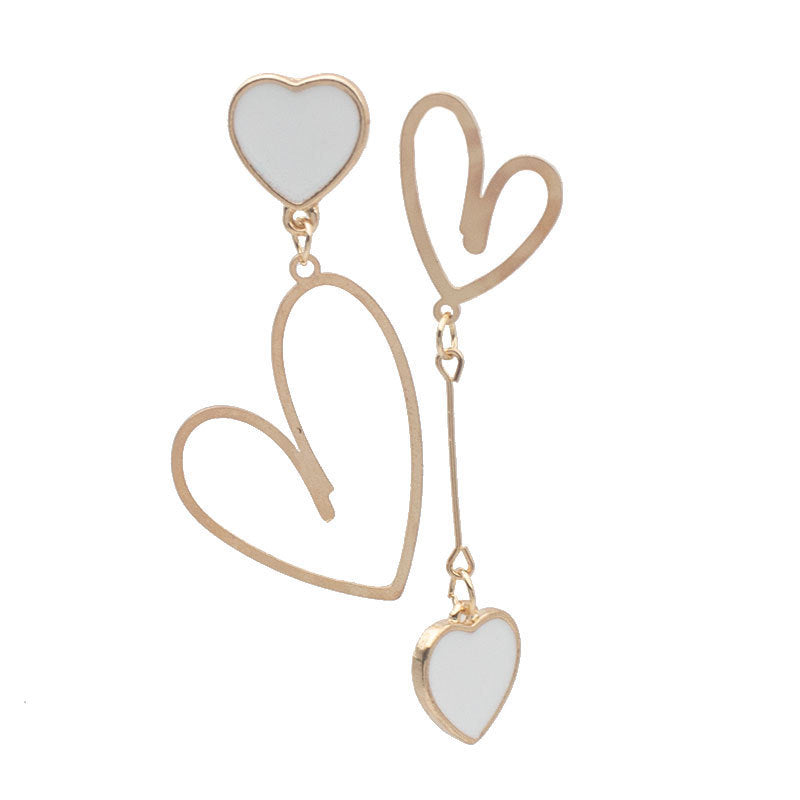 Heart-Shaped Dangle Earrings Kalsten