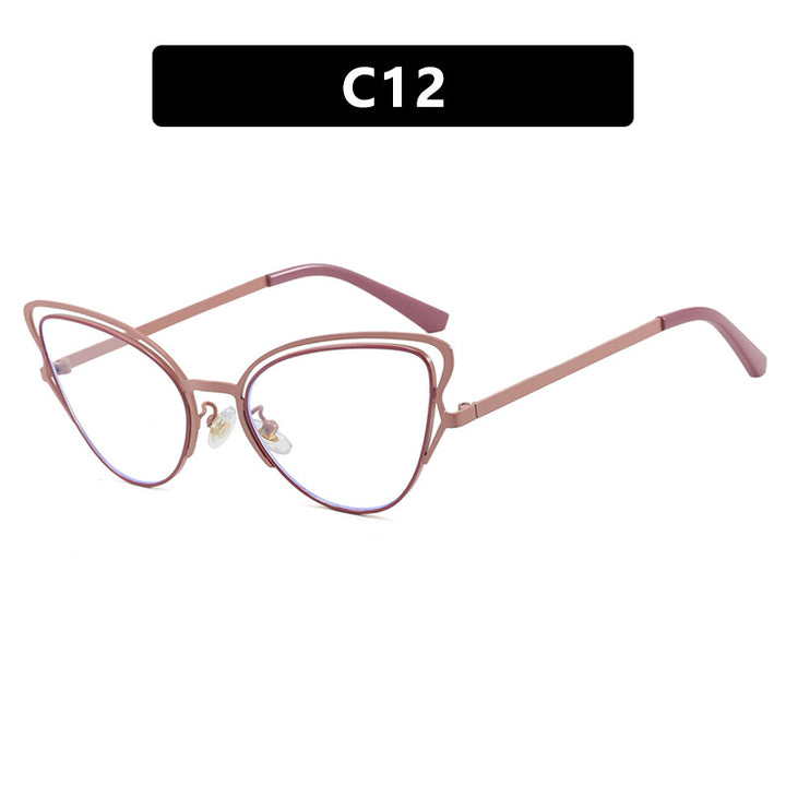 Women's Cat-Eye Glasses with Elegant Metal Frame and Comfortable Fit Kalsten