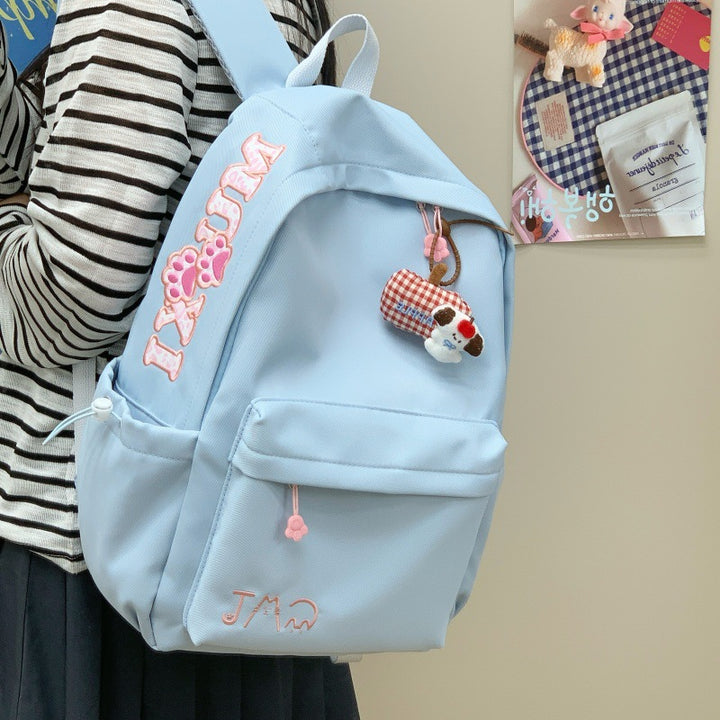 Embroidered Character-Themed Backpack Kalsten