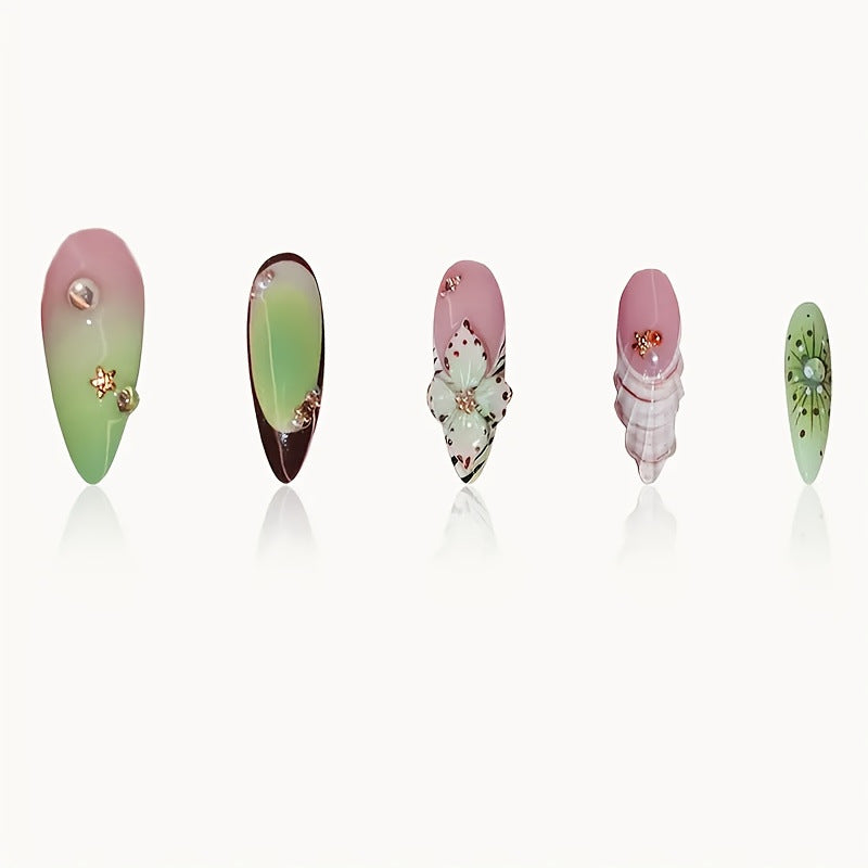 Floral Decorative Nail Art Enhancements Kalsten