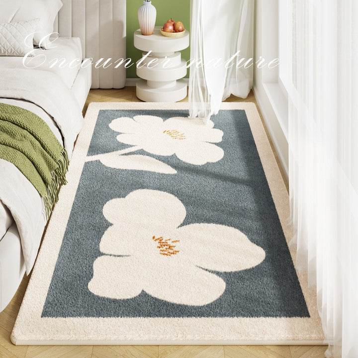 Cute Floral-Themed Memory Foam Area Rug Kalsten
