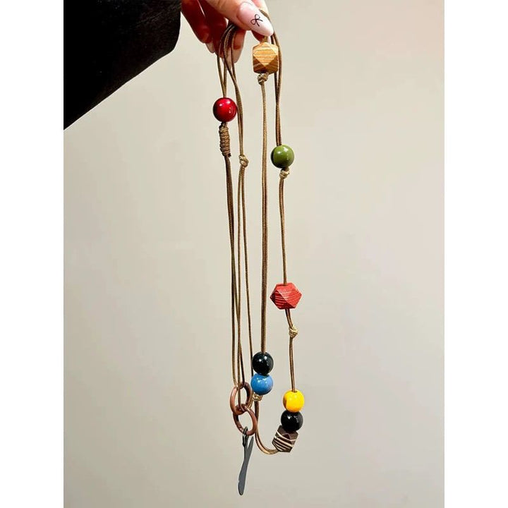 Multi-Functional Beaded Eyewear Lanyard Kalsten