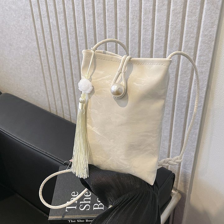 Elegant Textured Mini Crossbody Bag Kalsten