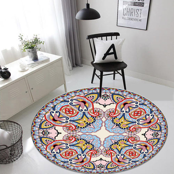 Mandala-Inspired Decorative Area Rug Kalsten